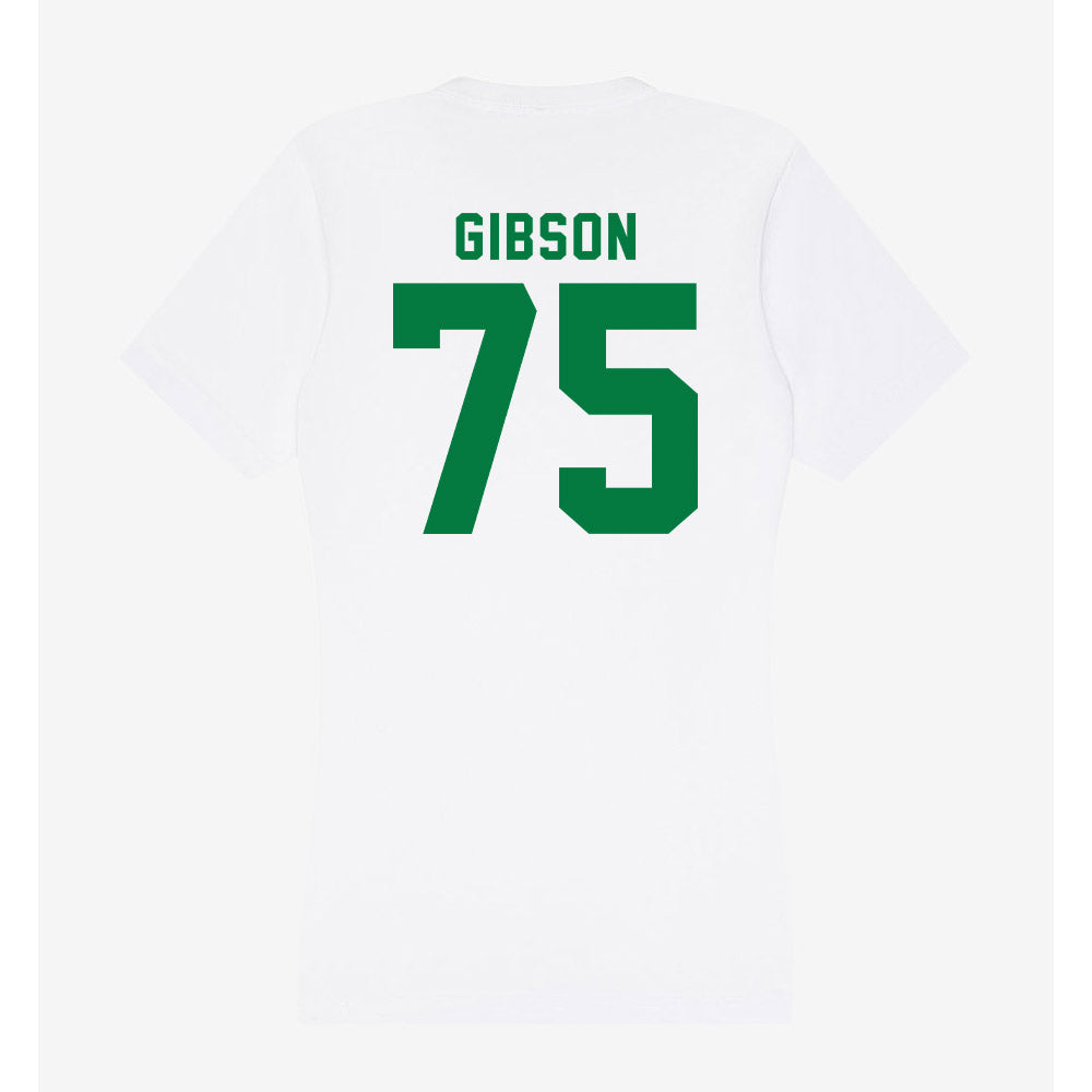 OKBU - NCAA Football : Brennan Gibson - Women's V-Neck T-Shirt-1