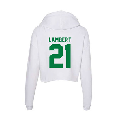OKBU - NCAA Football : Edric Lambert - Women's Crop Fleece Hoodie-1