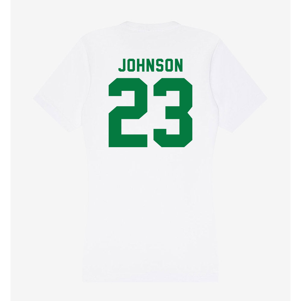 OKBU - NCAA Baseball : Quinn Johnson - Women's V-Neck T-Shirt-1