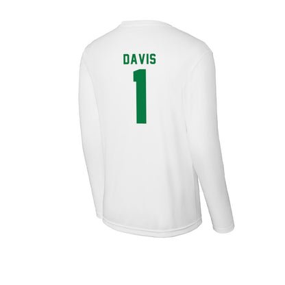 OKBU - NCAA Football : Xavier Davis - Classic Shersey Activewear Long Sleeve T-Shirt-1