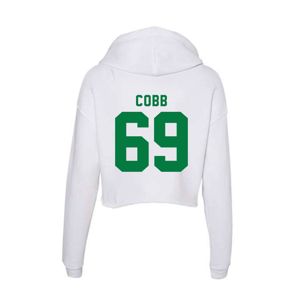 OKBU - NCAA Football : Morgan Cobb - Women's Crop Fleece Hoodie-1