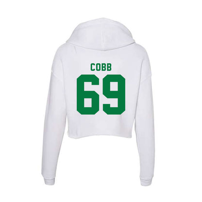 OKBU - NCAA Football : Morgan Cobb - Women's Crop Fleece Hoodie-1