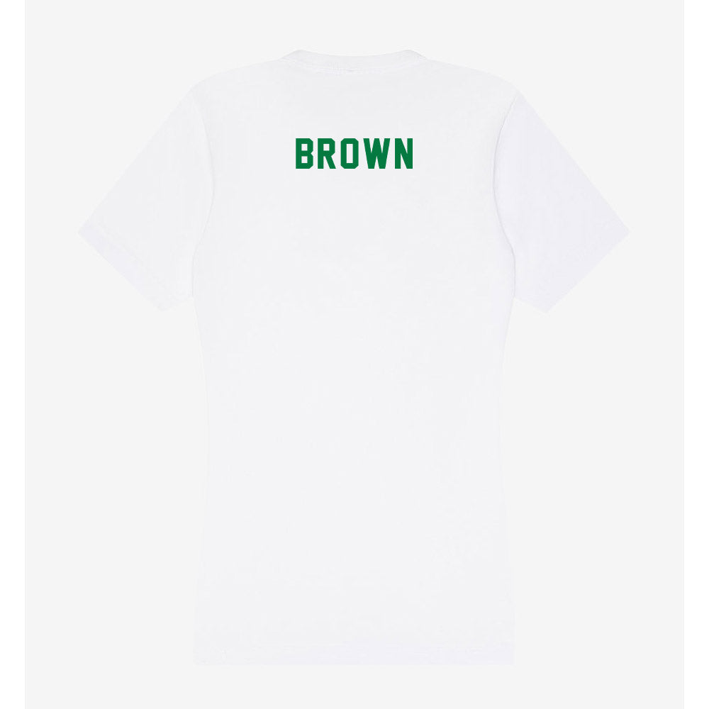 OKBU - NCAA Men's Track & Field : Kobe Brown - Women's V-Neck T-Shirt-1