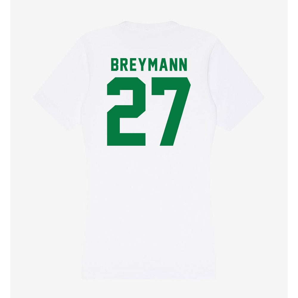OKBU - NCAA Women's Volleyball : Addison Breymann - Women's V-Neck T-Shirt-1