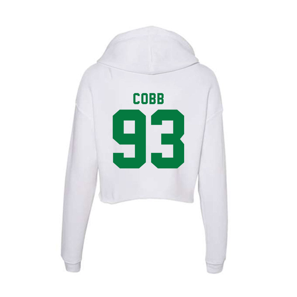 OKBU - NCAA Football : Morgan Cobb - Women's Crop Fleece Hoodie-1