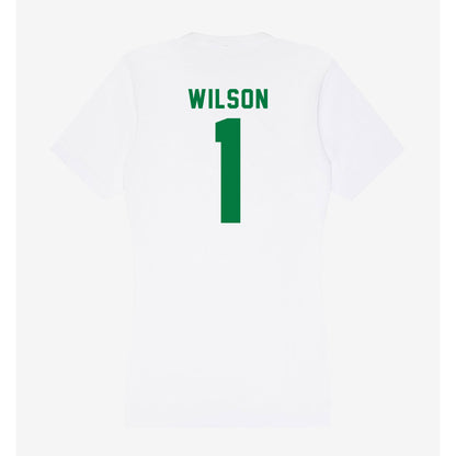 OKBU - NCAA Men's Basketball : Nathan Wilson - Women's V-Neck T-Shirt-1