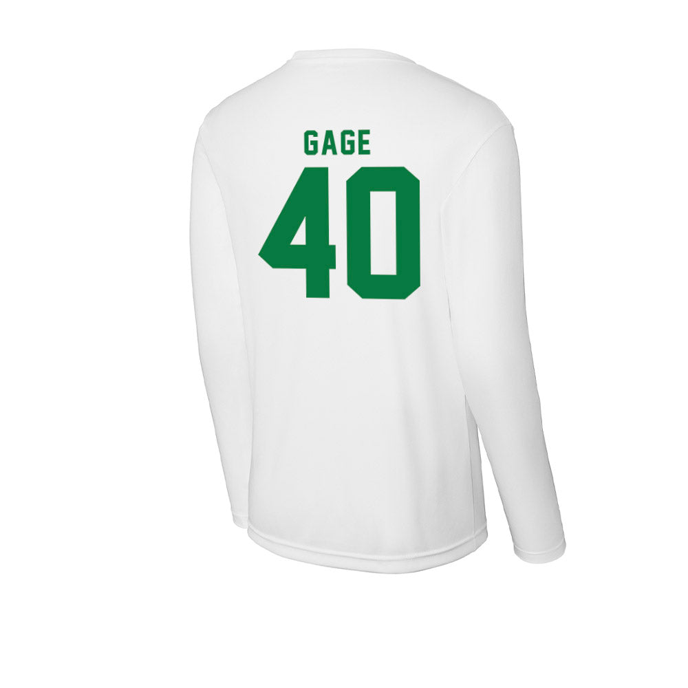 OKBU - NCAA Football : Trevor Gage - Activewear Long Sleeve T-Shirt-1