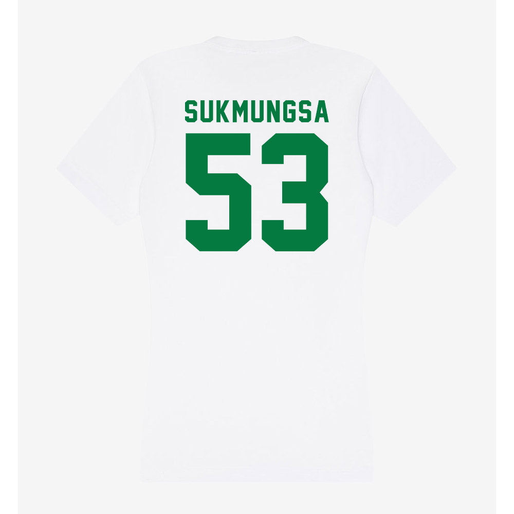OKBU - NCAA Football : Andrew Sukmungsa - Women's V-Neck T-Shirt-1