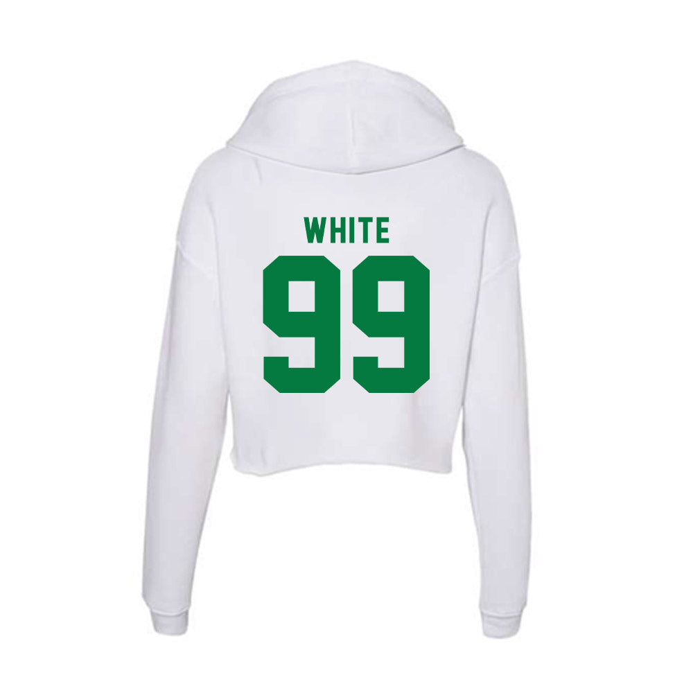 OKBU - NCAA Football : Jaden White - Classic Shersey Women's Crop Fleece Hoodie-1