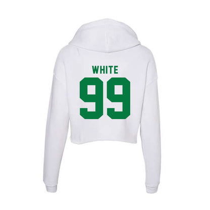 OKBU - NCAA Football : Jaden White - Classic Shersey Women's Crop Fleece Hoodie-1