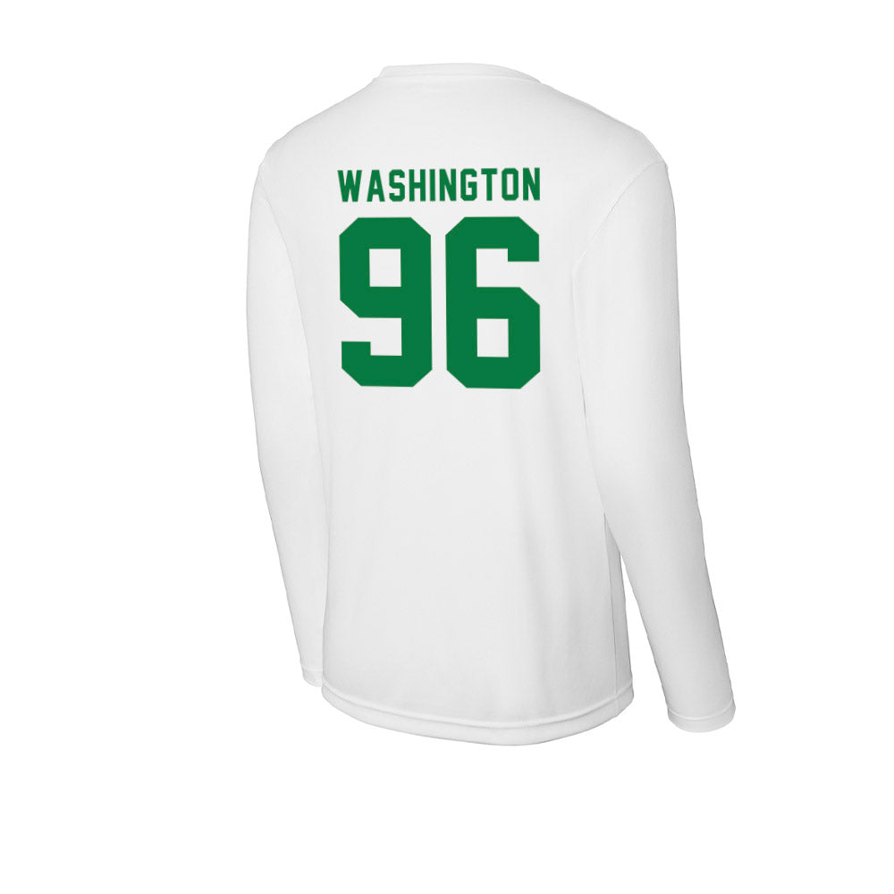 OKBU - NCAA Football : Noah Washington - Activewear Long Sleeve T-Shirt-1