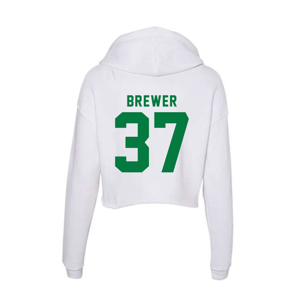 OKBU - NCAA Football : Brady Brewer - Women's Crop Fleece Hoodie-1
