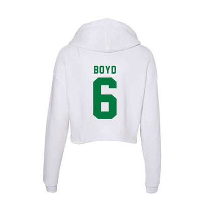 OKBU - NCAA Football : Maddux Boyd - Women's Crop Fleece Hoodie-1