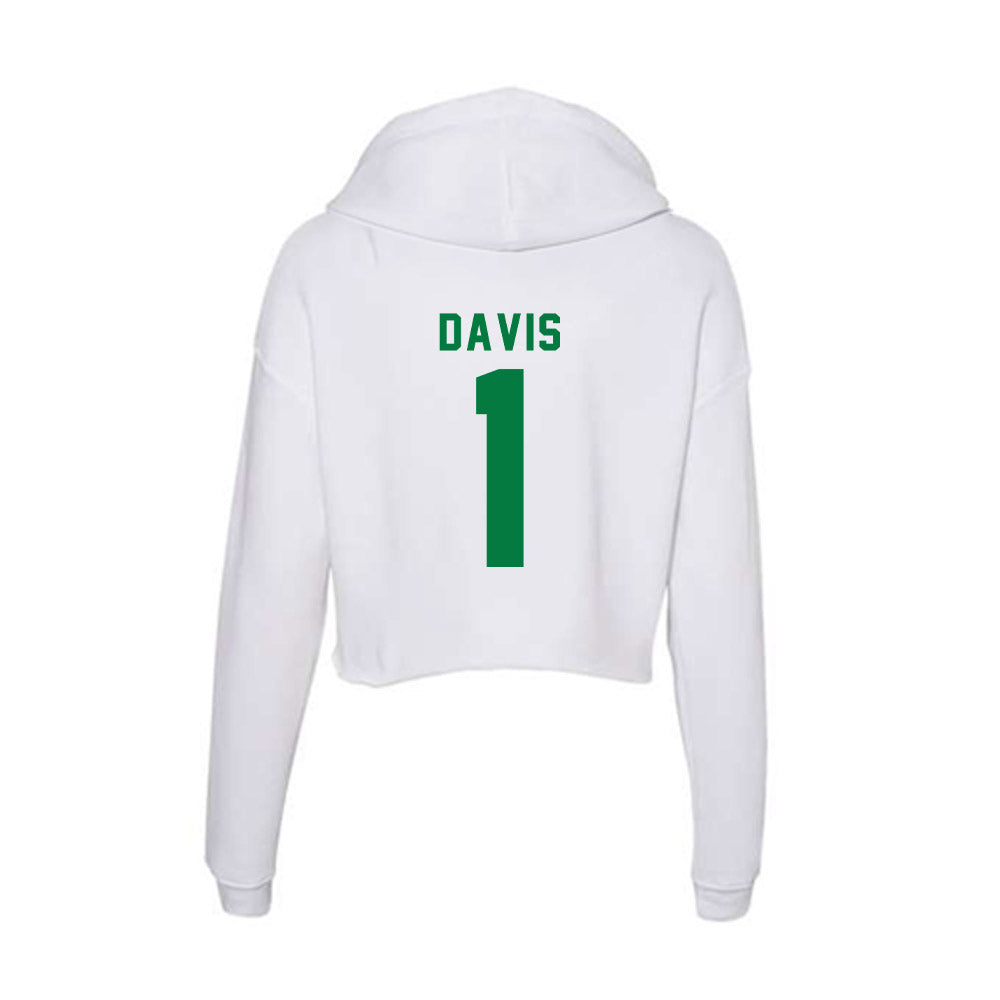 OKBU - NCAA Football : Xavier Davis - Classic Shersey Women's Crop Fleece Hoodie-1