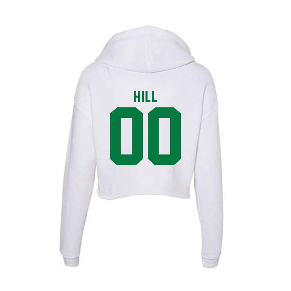 OKBU - NCAA Football : Graham Hill - Women's Crop Fleece Hoodie-1