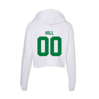 OKBU - NCAA Football : Graham Hill - Women's Crop Fleece Hoodie-1