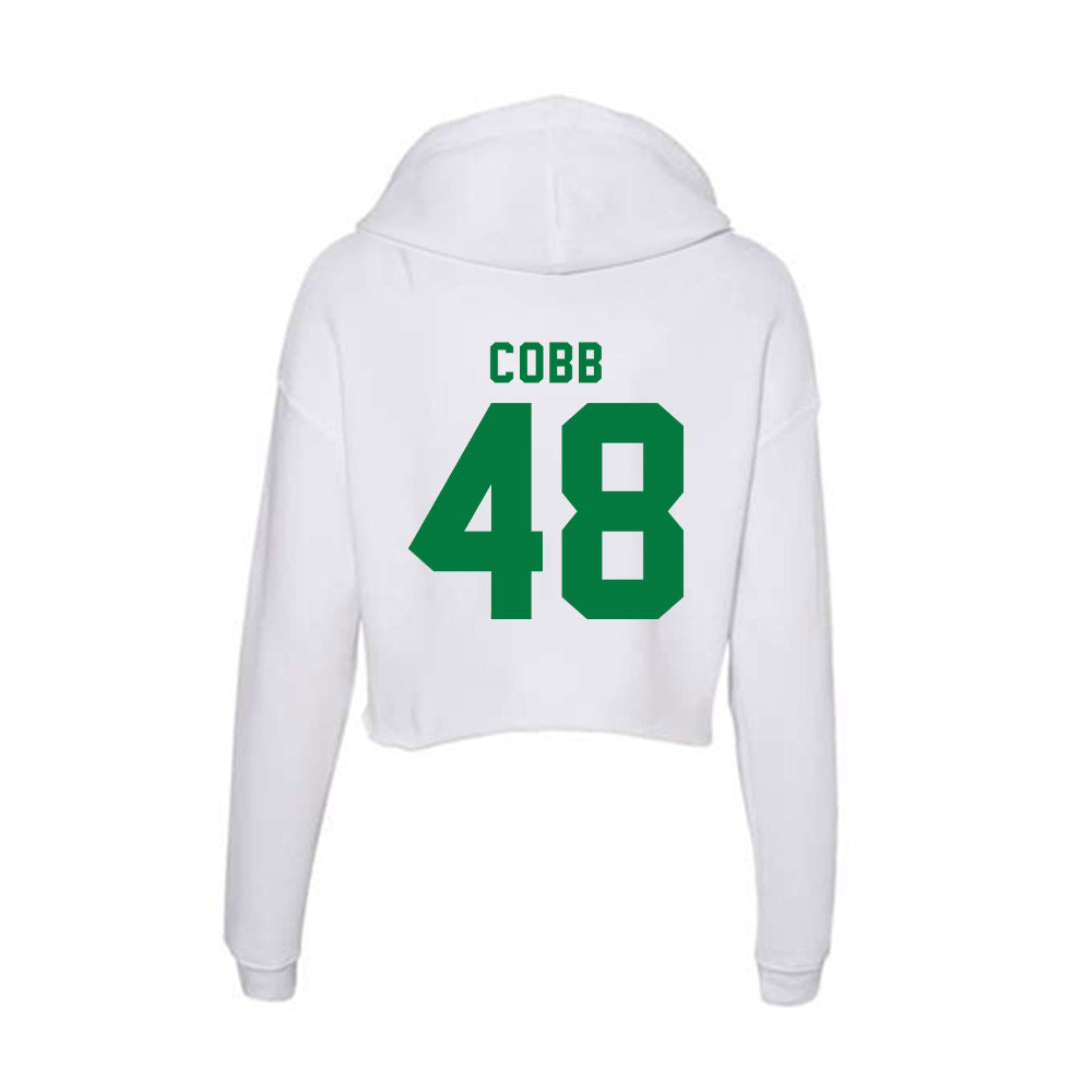 OKBU - NCAA Football : Morgan Cobb - Women's Crop Fleece Hoodie-1