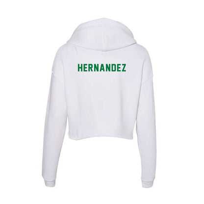 OKBU - NCAA Men's Cross Country : Ostan Hernandez - Women's Crop Fleece Hoodie-1