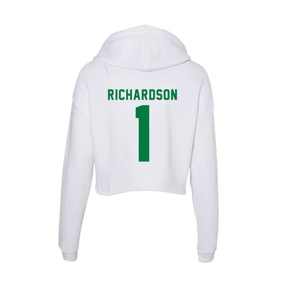 OKBU - NCAA Football : Jamion Richardson - Classic Shersey Women's Crop Fleece Hoodie-1