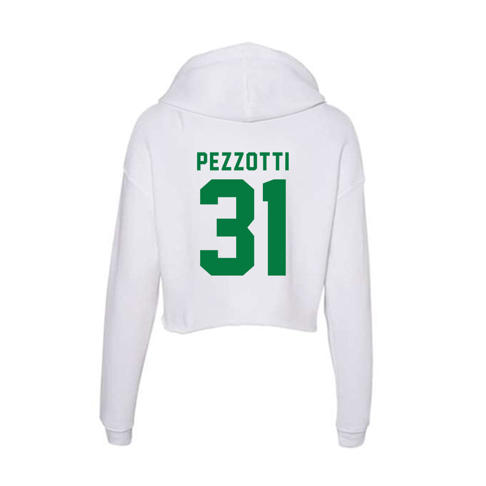 OKBU - NCAA Baseball : Luis Pezzotti - Women's Crop Fleece Hoodie-1