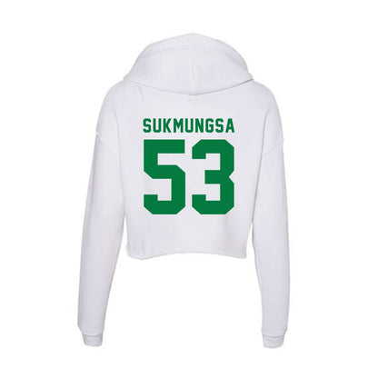 OKBU - NCAA Football : Andrew Sukmungsa - Women's Crop Fleece Hoodie-1