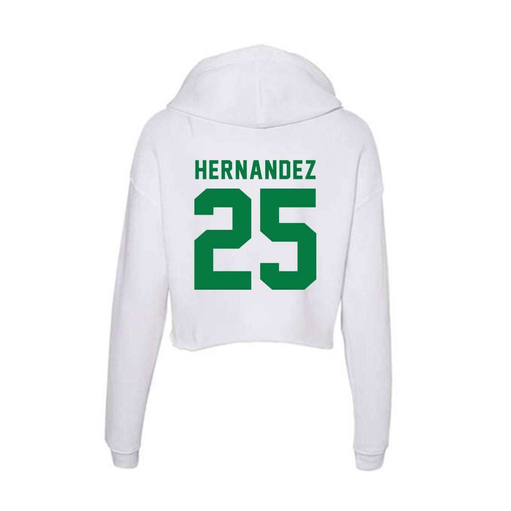 OKBU - NCAA Baseball : Lucas Hernandez - Classic Shersey Women's Crop Fleece Hoodie-1
