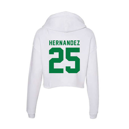 OKBU - NCAA Baseball : Lucas Hernandez - Classic Shersey Women's Crop Fleece Hoodie-1