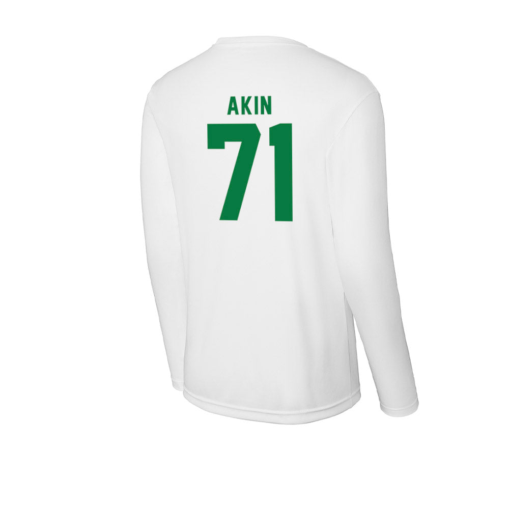 OKBU - NCAA Football : Owen Akin - Activewear Long Sleeve T-Shirt-1