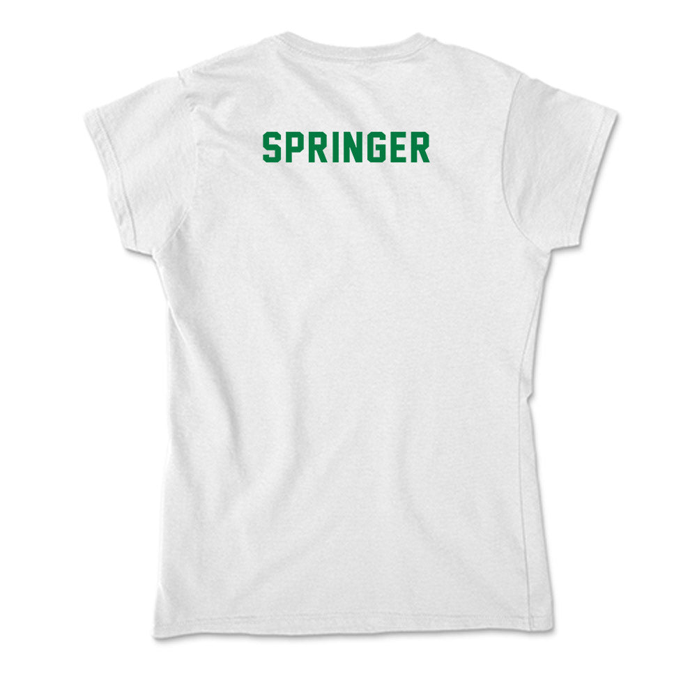 OKBU - NCAA Men's Track & Field : Derian Springer - Soft Style Women’s T-Shirt-1