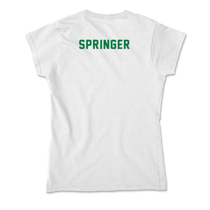 OKBU - NCAA Men's Track & Field : Derian Springer - Soft Style Women’s T-Shirt-1