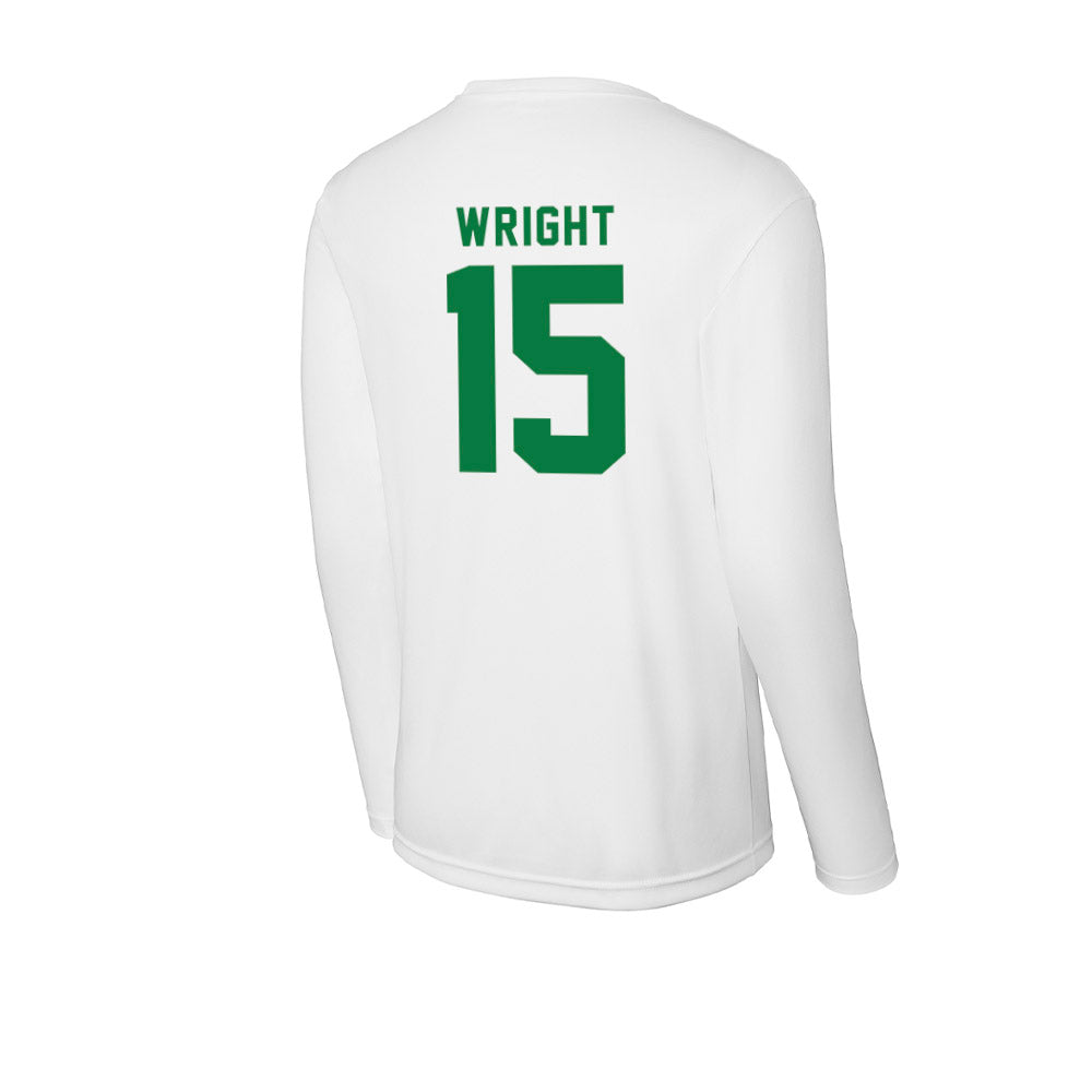 OKBU - NCAA Women's Basketball : Faith Wright - Activewear Long Sleeve T-Shirt-1