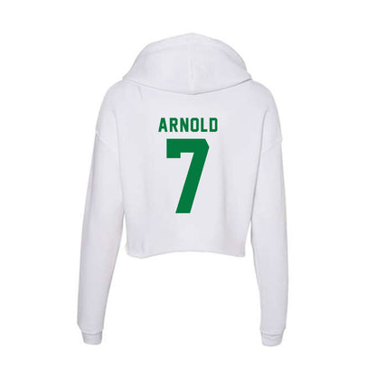 OKBU - NCAA Women's Volleyball : Grace Arnold - Classic Shersey Women's Crop Fleece Hooded Sweatshirt-1
