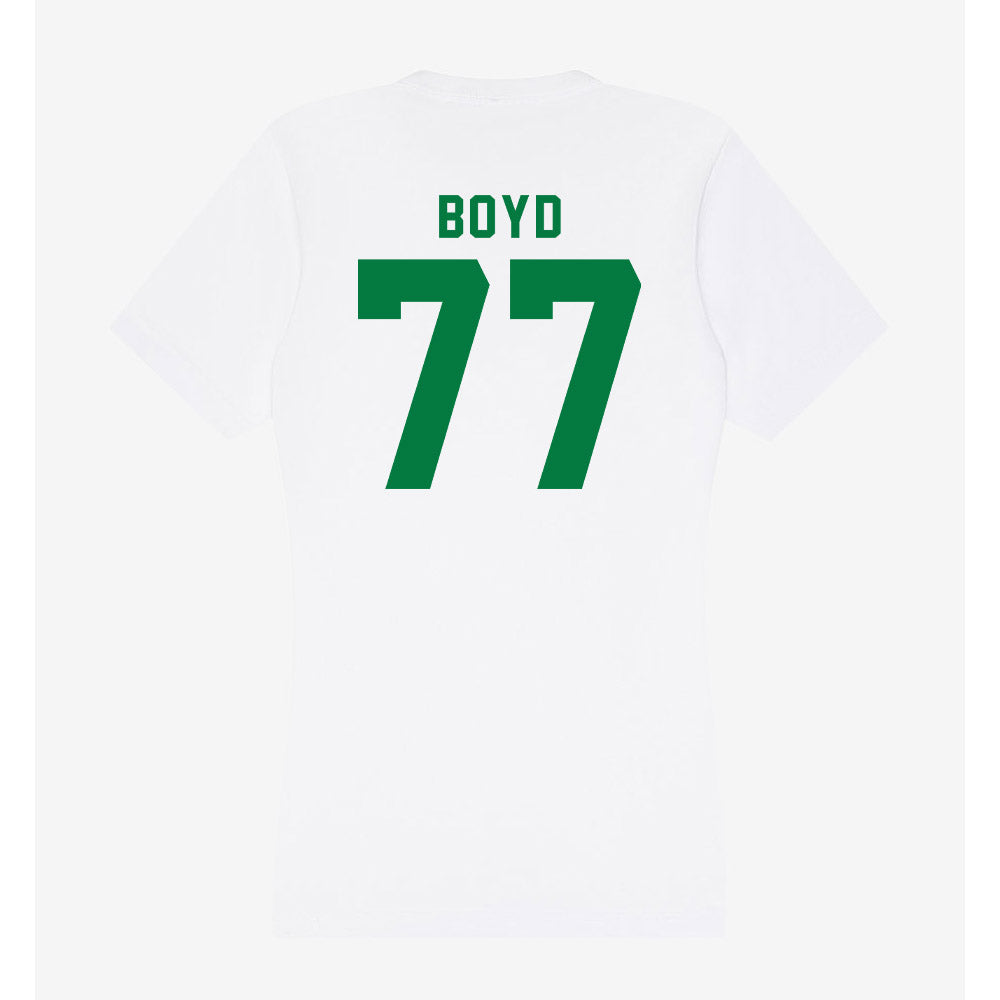 OKBU - NCAA Football : Carter Boyd - Women's V-Neck T-Shirt-1