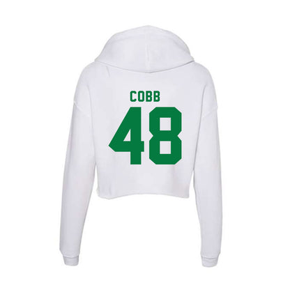 OKBU - NCAA Football : Morgan Cobb - Classic Shersey Women's Crop Fleece Hooded Sweatshirt-1