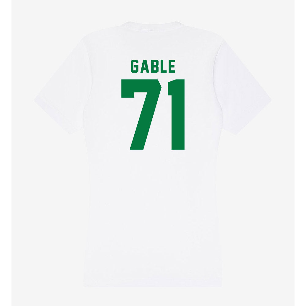 OKBU - NCAA Football : Tristan Gable - Women's V-Neck T-Shirt-1