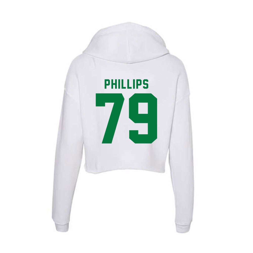 OKBU - NCAA Football : Brady Phillips - Classic Shersey Women's Crop Fleece Hoodie-1