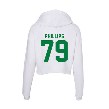 OKBU - NCAA Football : Brady Phillips - Classic Shersey Women's Crop Fleece Hoodie-1