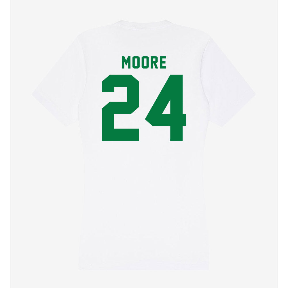 OKBU - NCAA Football : EJ Moore - Women's V-Neck T-Shirt-1