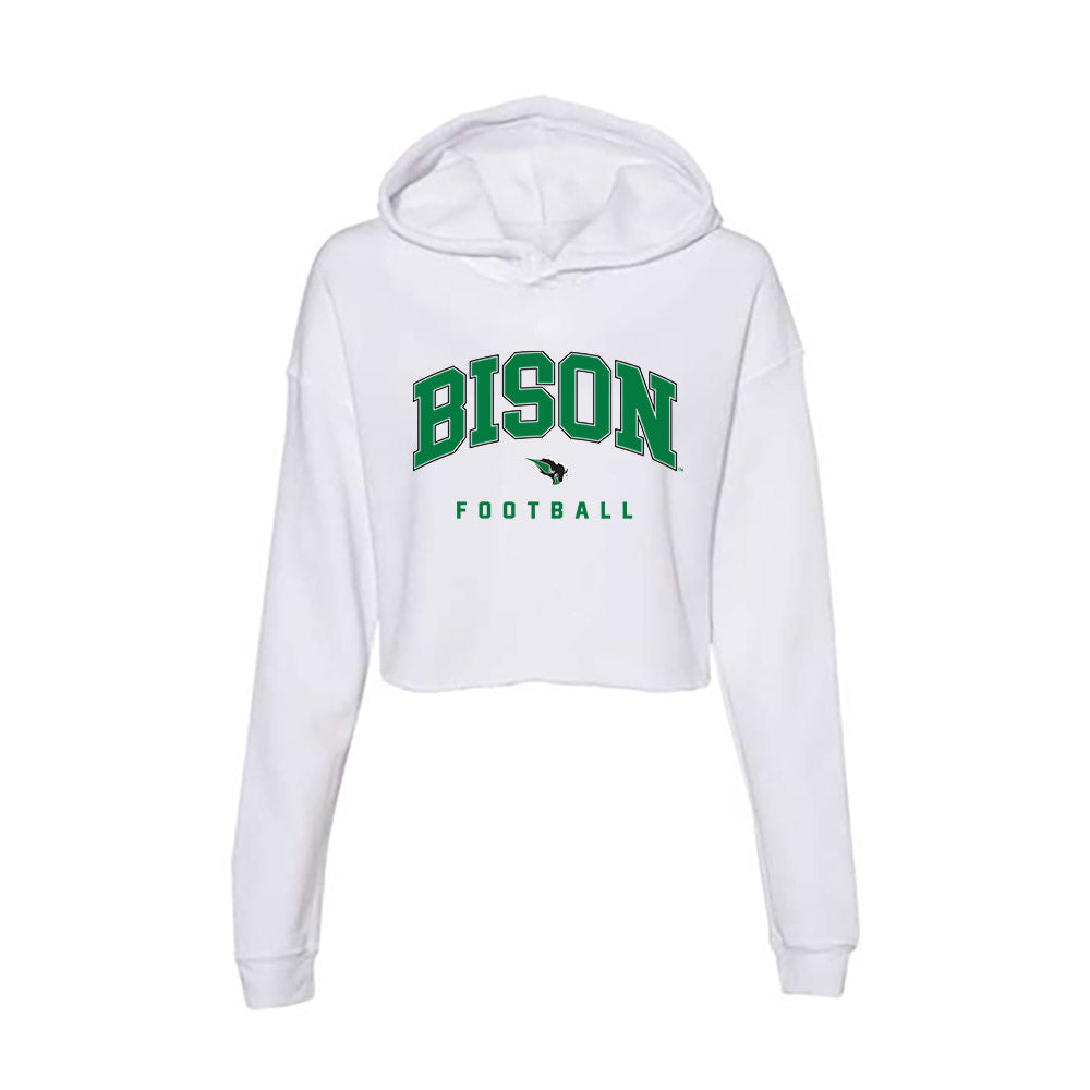 OKBU - NCAA Football : Xzavier Young - Classic Shersey Women's Crop Fleece Hooded Sweatshirt-0