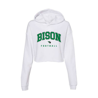 OKBU - NCAA Football : Xzavier Young - Classic Shersey Women's Crop Fleece Hooded Sweatshirt-0