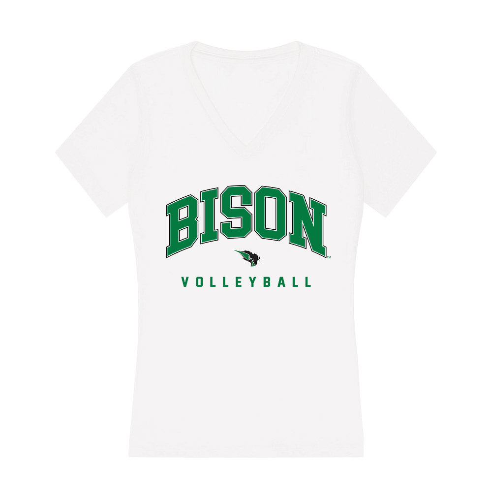 OKBU - NCAA Women's Volleyball : Addison Breymann - Women's V-Neck T-Shirt-0