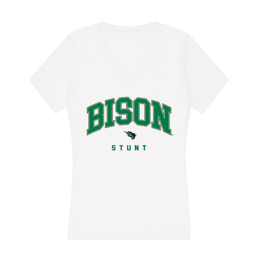 OKBU - NCAA Stunt : Abby Crutchfield - Women's V-Neck T-Shirt-0