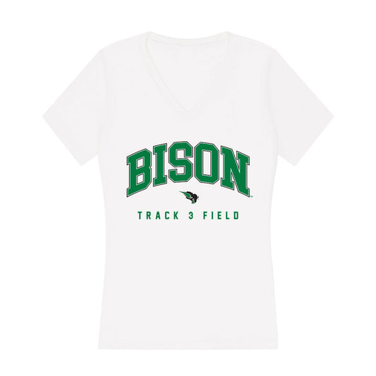 OKBU - NCAA Women's Track & Field : Analisee Gonzalez - Women's V-Neck T-Shirt-0
