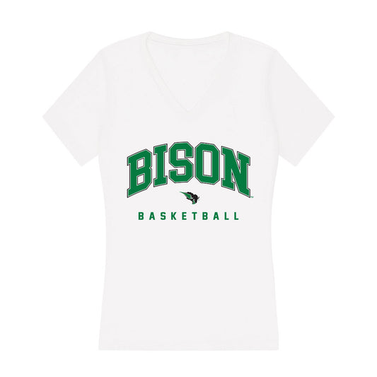 OKBU - NCAA Women's Basketball : Reese Hoadley - Classic Shersey Women's V-Neck T-Shirt-0
