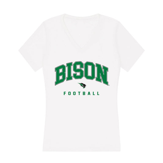 OKBU - NCAA Football : Rahsaan Jones - Classic Shersey Women's V-Neck T-Shirt-0