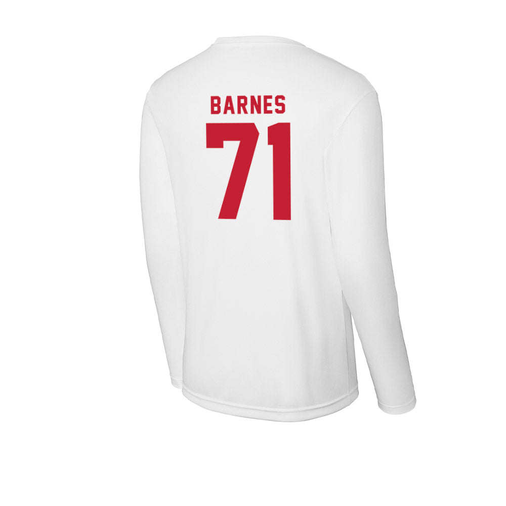 Miami of Ohio - NCAA Football : Lucas Barnes - Activewear Long Sleeve T-Shirt-1
