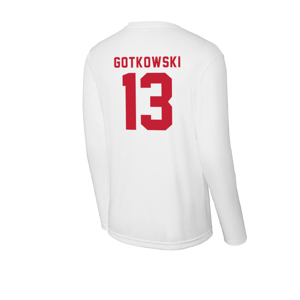 Miami of Ohio - NCAA Football : Thomas Gotkowski - Activewear Long Sleeve T-Shirt-1