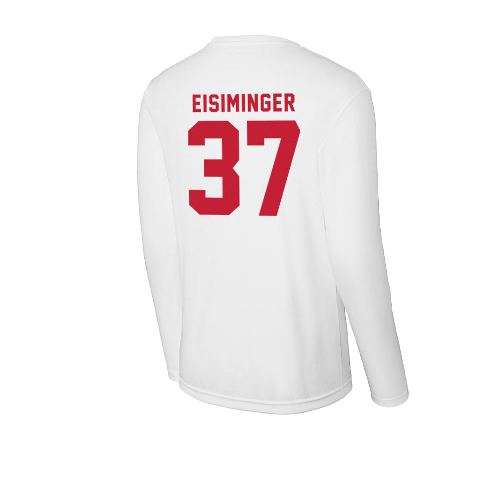 Miami of Ohio - NCAA Baseball : Jared Eisiminger - Activewear Long Sleeve T-Shirt-1