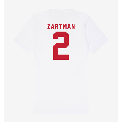 Miami of Ohio - NCAA Women's Basketball : Brooke Zartman - Women's V-Neck T-Shirt-1