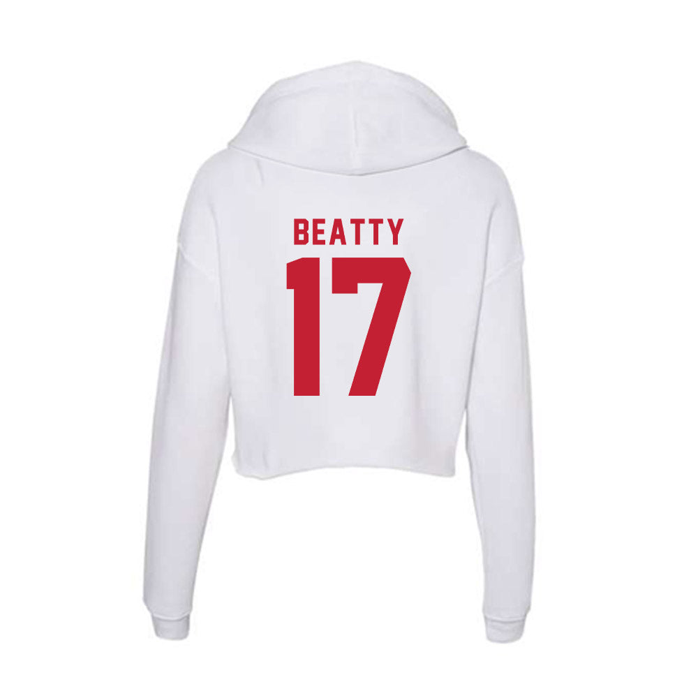 Miami of Ohio - NCAA Softball : Campbell Beatty - Women's Crop Fleece Hoodie-1